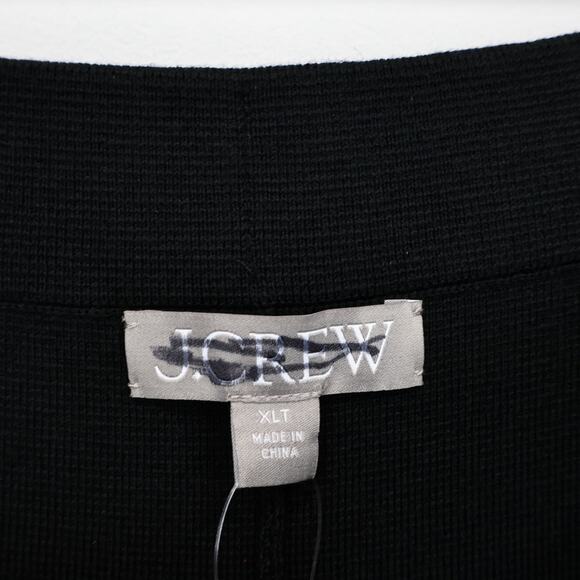 J.Crew Sailor Sweater Wide Leg Trouser Patch Pocket Pant Black Size XL Tall NWT - Picture 4 of 8